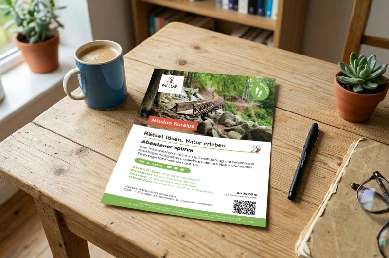 Willems on Tour Flyer – smartline Printgestaltung