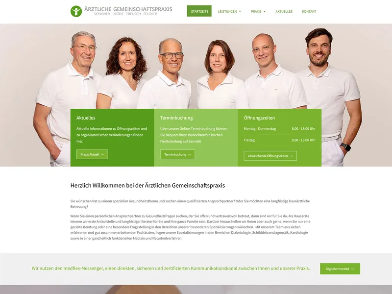 Gemeinschaftspraxis Michelstadt · Medizin – Webdesign smartline Odenwald