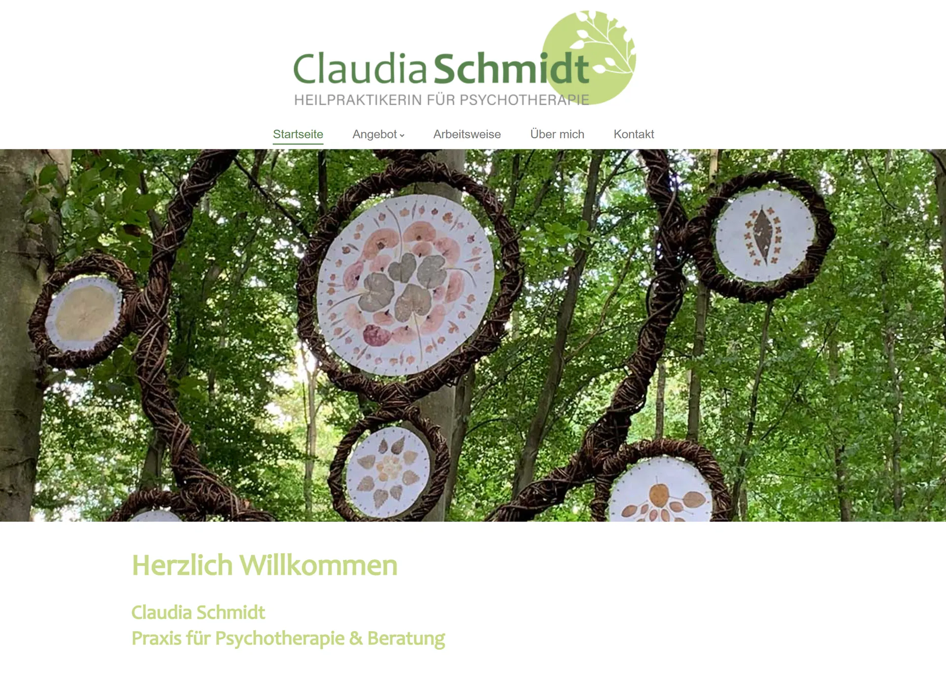 Claudia Schmidt · Therapie & Beratung – Webdesign smartline Odenwald
