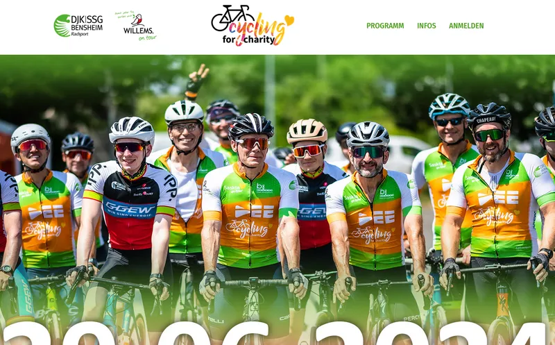 Cycling for Charity · Charity – Webdesign smartline Odenwald