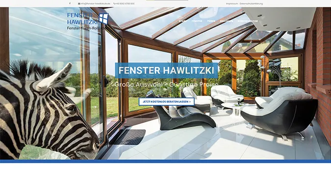 Fenster Hawlitzki – Webdesign smartline Odenwald