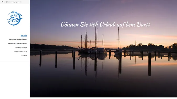 Ferienhaus Zingst · Tourismus – Webdesign smartline Odenwald
