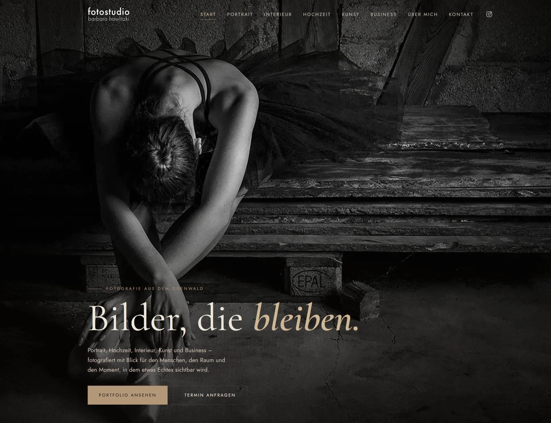 Fotostudio Hawlitzki · Foto – Webdesign smartline Odenwald
