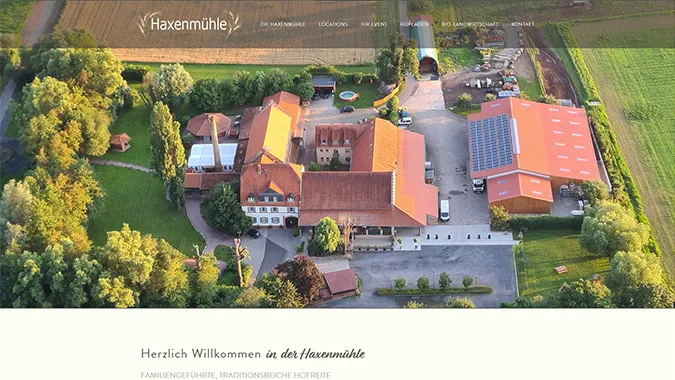 Haxenmühle – Webdesign smartline Odenwald