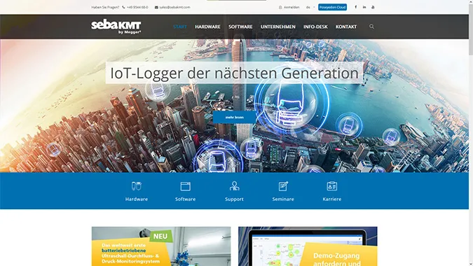 Megger sebakmt – Webdesign smartline