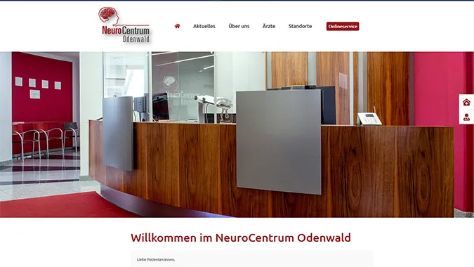 Neuro-Centrum Odenwald – Webdesign smartline