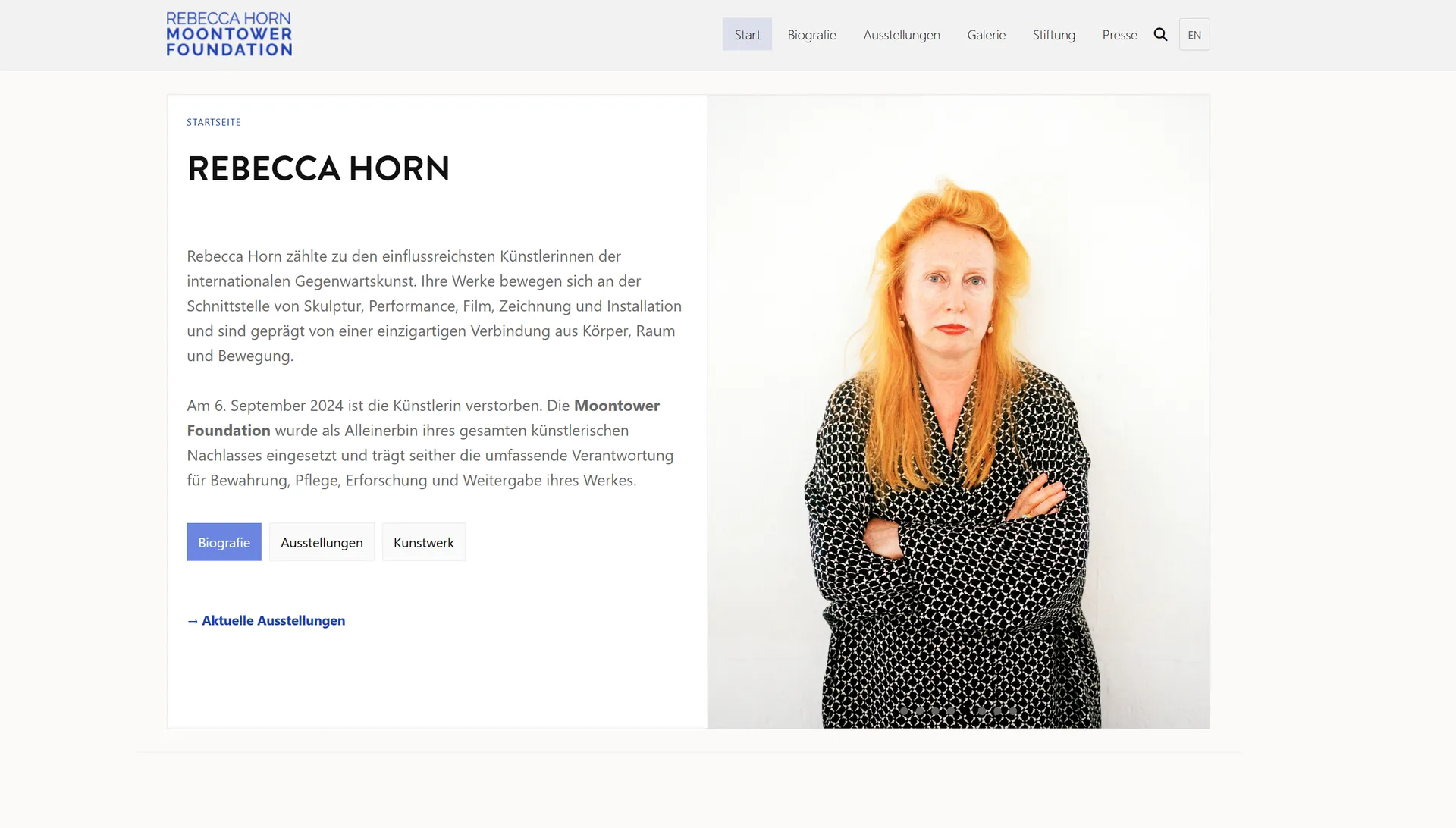 Moontower Foundation · Kunst – Webdesign smartline Odenwald